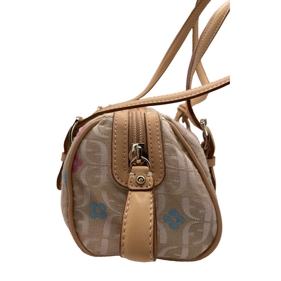 Y2K Fossil Pastel Mini Purse Leather Bottom - Picture 8 of 11